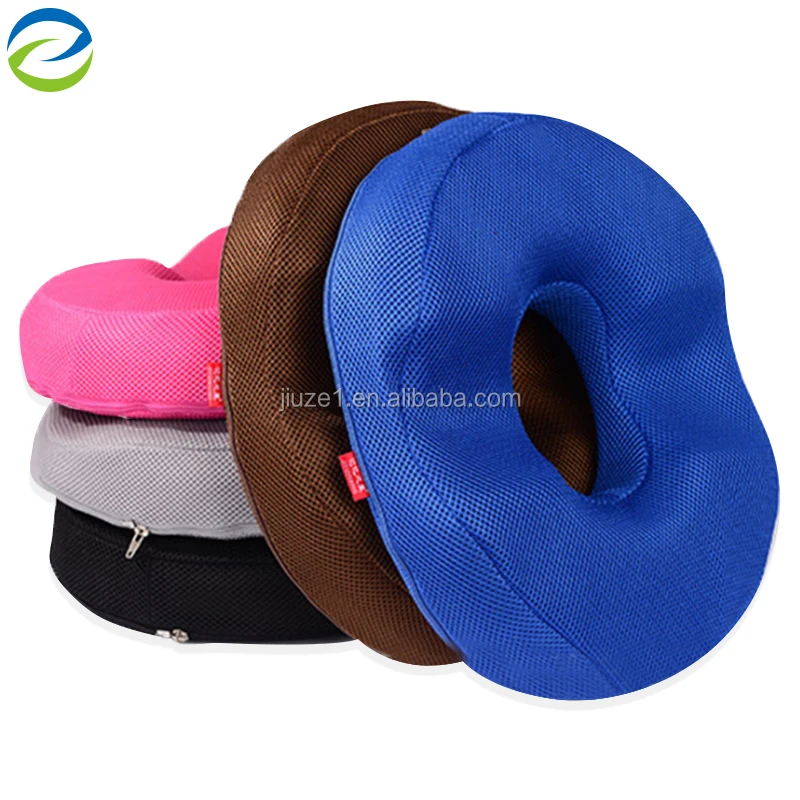 Donut Tailbone Pillow Hemorrhoid Cushion Adults Plain Memory Foam