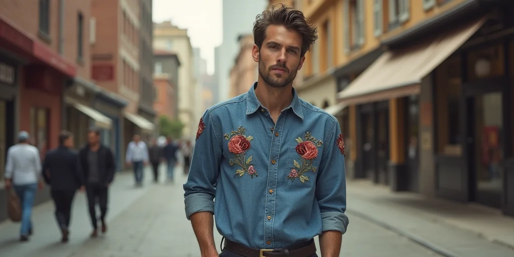 Embroidered Button Up Shirts Men – Stylish & Custom on Alibaba.com