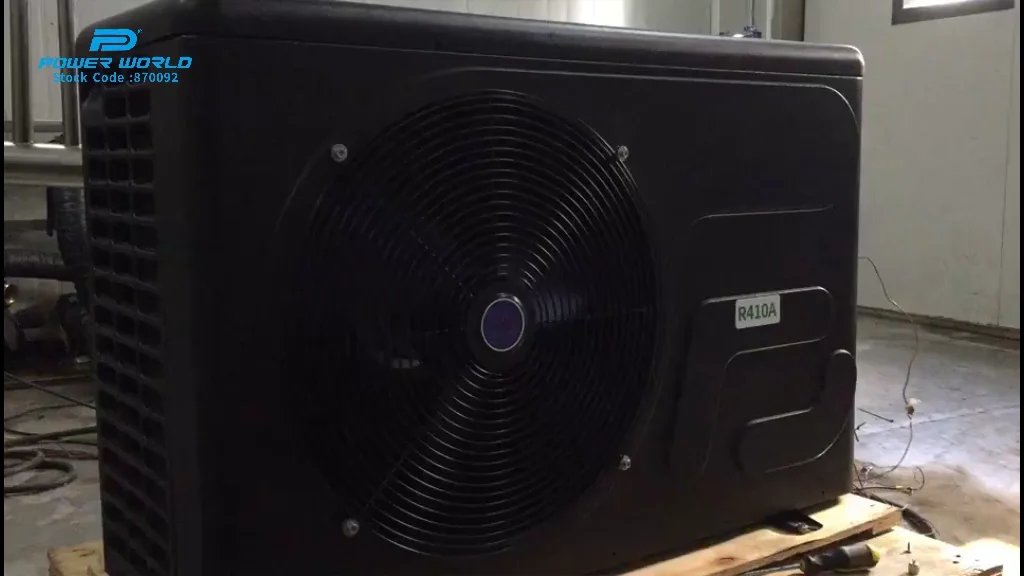 Wifi Control R32 Air Source Pool Heater Abs Plastic Vertical Small