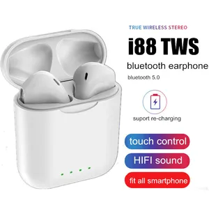 i88 TWS Wireless Earphone Bluetooth 5.0 Mini Touch control Stereo headset Earbuds in ear PK i10 i12 i30 i60 i80 i100 TWS