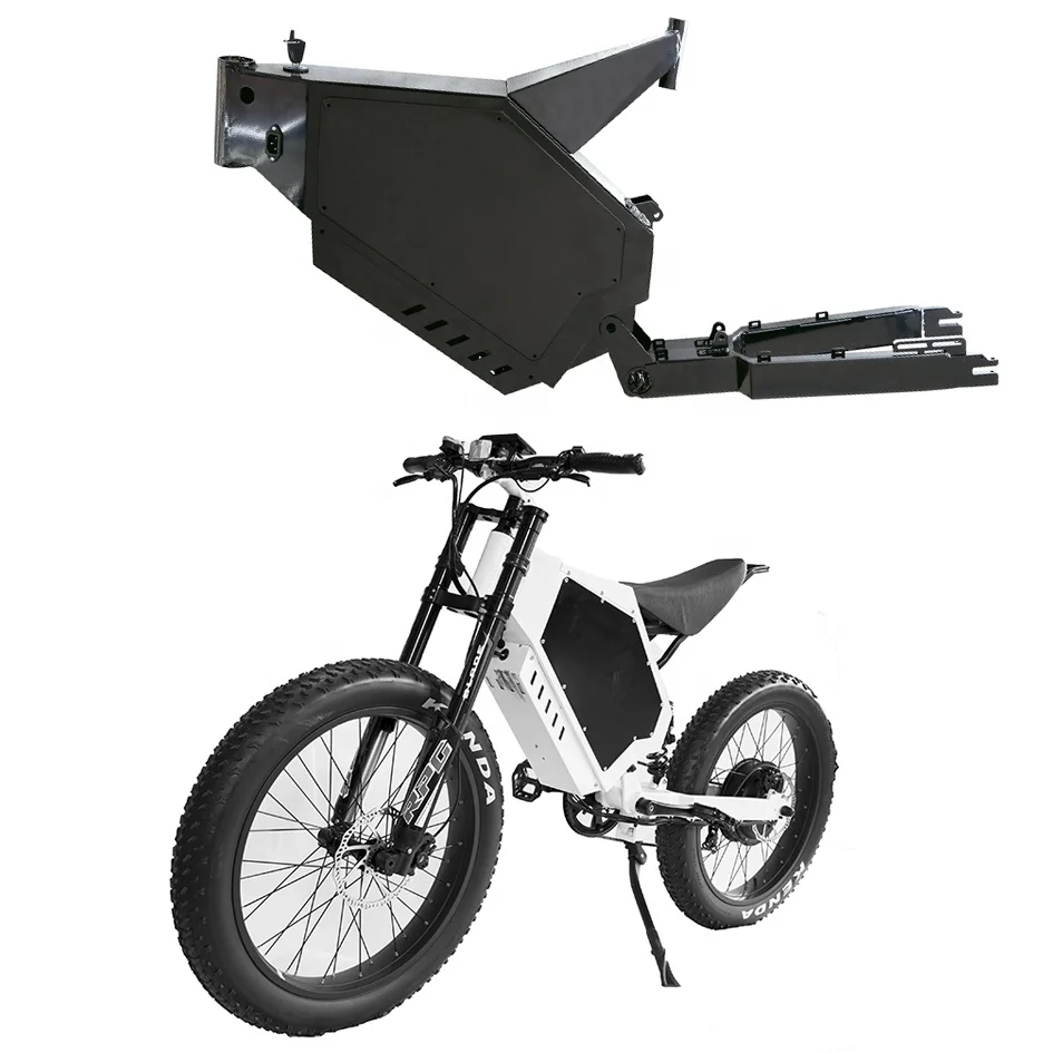 

New product mountain ebike frame with lithium battery case Carbon Steel Frame Electric Bike for sale