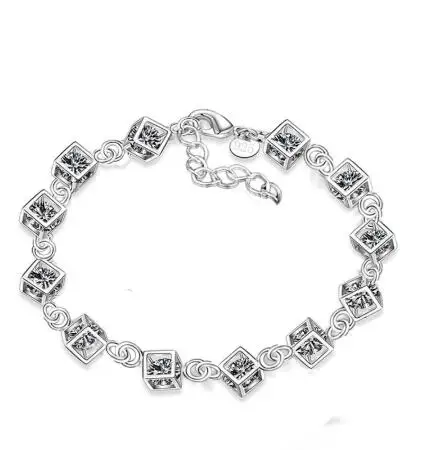 

925 jewelry Jewelry Bracelets, 925 jewelry silver plated Bracelets Charm Bracelet 2019 Gifts