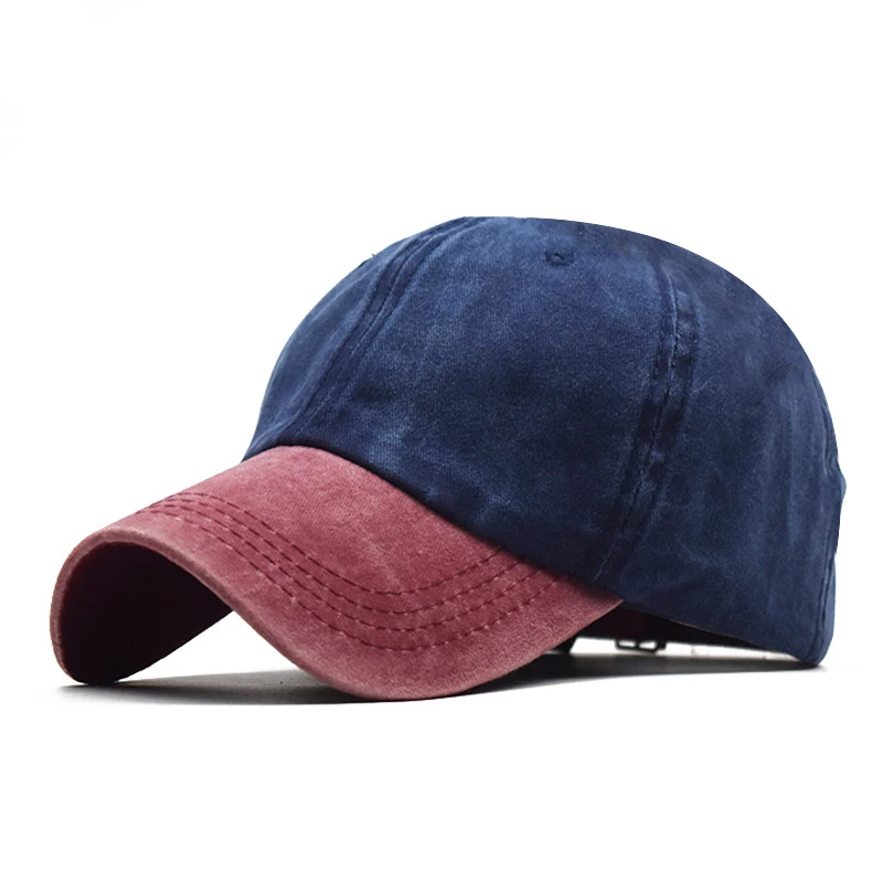 

Mixed Colors Washed Denim Snapback Hats Men Women Sports Baseball Cap Golf Hockey Caps, 8 color