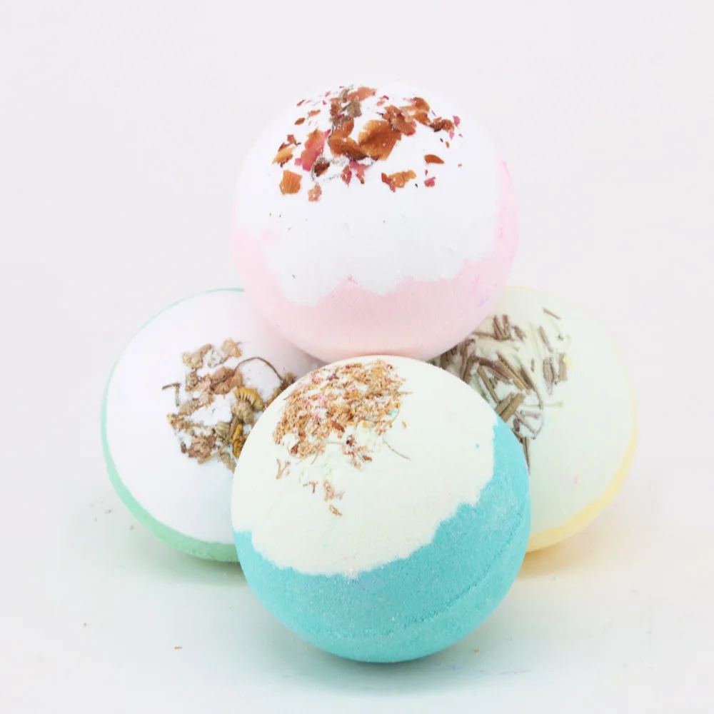 

Flowers Essential Oil Bath Bombs Fizzy Bubble Skincare Bathbombs Body Spa Skin Rejuvenation Bombe De Bain Natural Handmade Soap