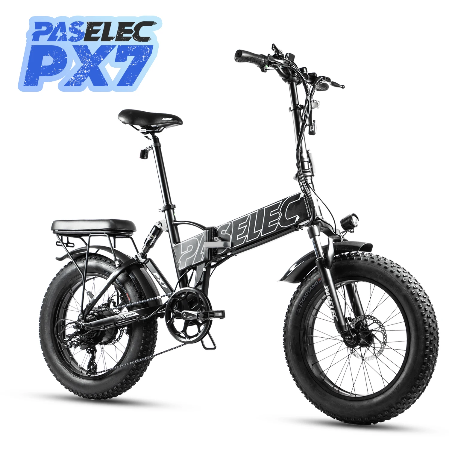 

PASELEC The coolest ebike on Most Affordable Folding Electric Bike Fat Tire Bicycle All Terrain 500w E bike wholesale