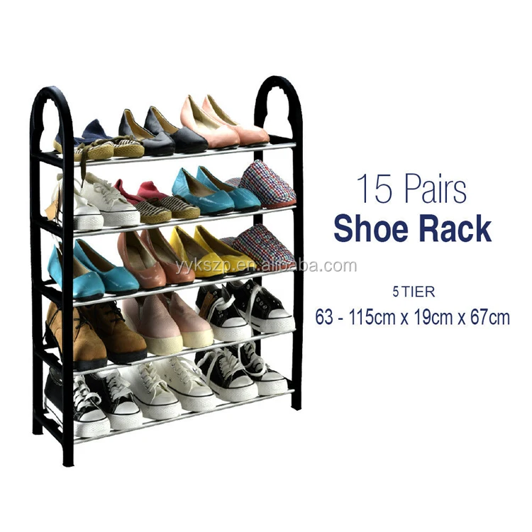 
5 Tiers DIY Esay To Assemble Plastic Shoes Rack cheap shoe rack 