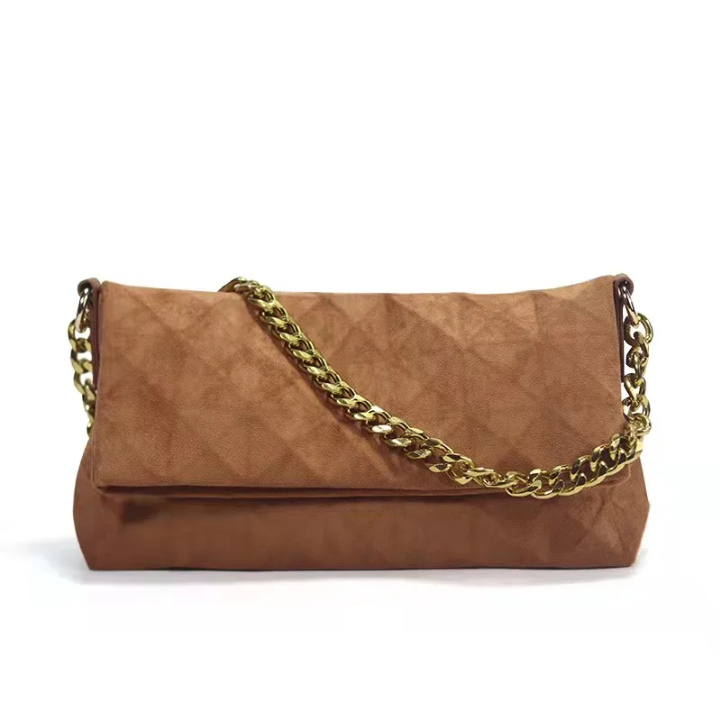 

New Purse Fashion Handbag Flannelette Classic Flap Shoulder Bag For Women Ins Hot Sale handbag Vintage Ladies Crossbody