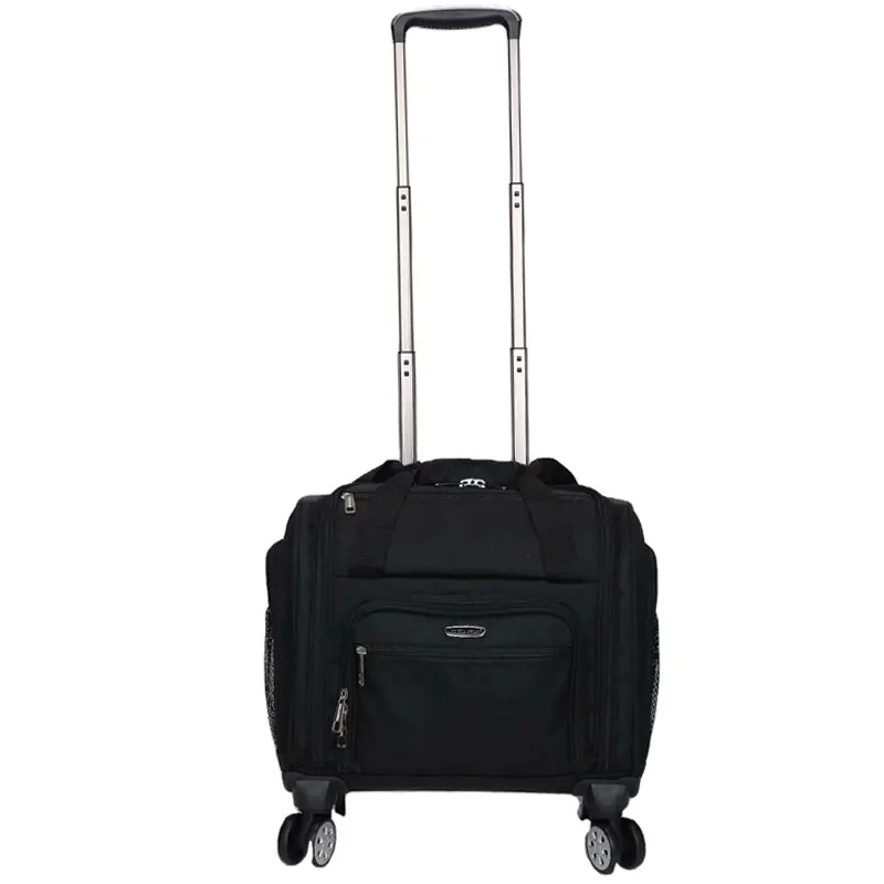 

softside uprights luggage carry on bags flight boarding case pilot trolley bag valise travel bag