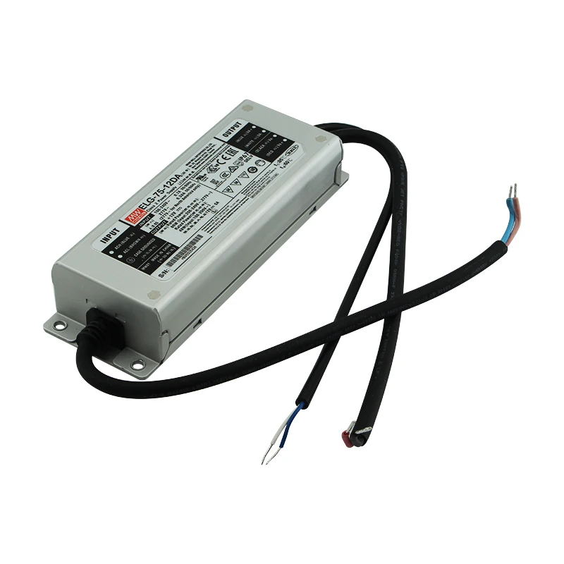 Meanwell ELG-75-12 75W Waterproof Power Supply 12V LED Driver Bunnings