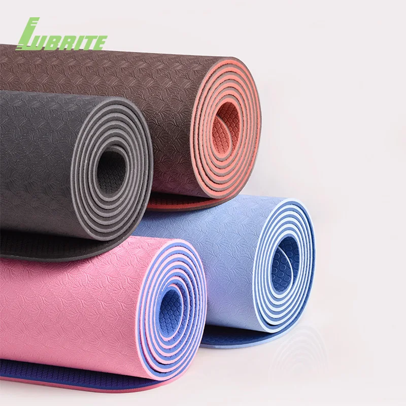 

Personalized 6mm Eva Foam Thick Suede Printed Pu Custom Eco Friendly Tpe Pilates Yoga Mat With Logo, Existing colors, custom color