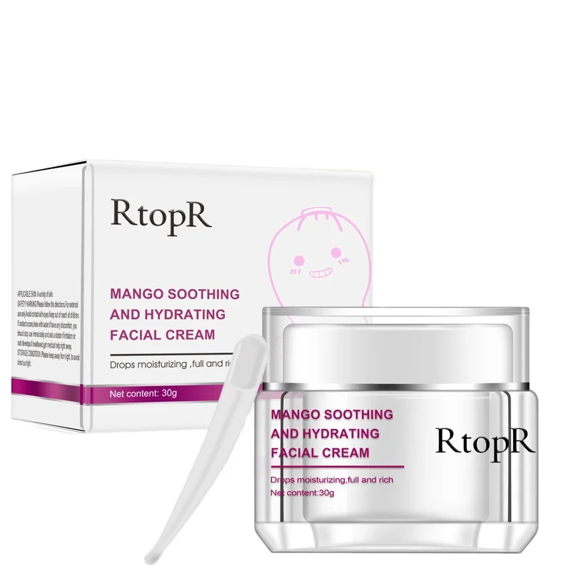 

RtopR Mango Soothing And Hydrating Facial Cream Drops Moisturizing Full and Rich
