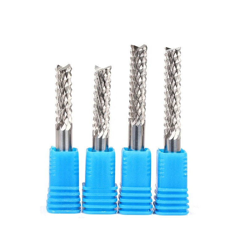 

DouRuy 5mm 6mm 8mm 10mm 12mm Tungsten PCB Corn teeth Cutter milling cutter bits end mill CNC router bits for Engraving machine