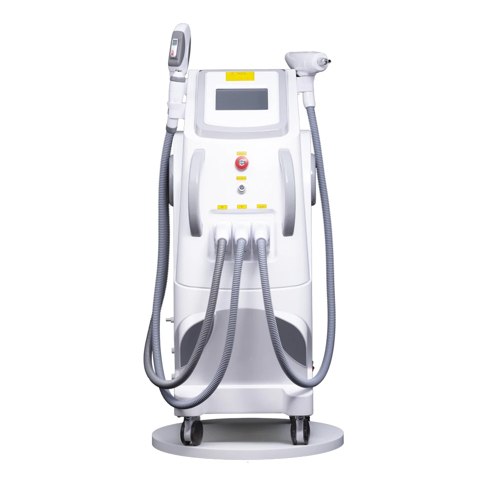 

3 in 1 ipl hair removal device rf nd yag laser machine to remove spot hair and pigment