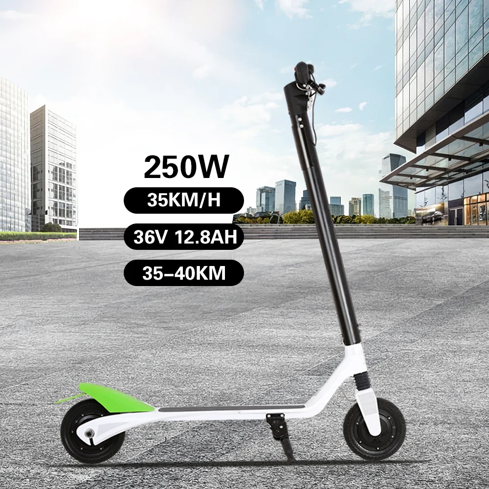 

250W Power Teenager Electric Scooters 36V Adults Long Range Electric Scooter EU Warehouse Patinete Electrico For Free Shipping