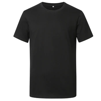 Wholesale Men No Logo T Shirt 100% Cotton Plain Short Sleeve Tshirt ...
