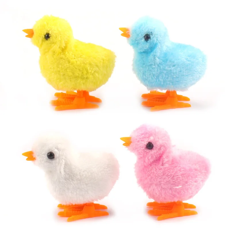 

Wholesale Plush Stuffed Animal Toy Funny Interesting Jumping Pecking Walking Chick Clockwork Fantastic Curious Wind Up Toys