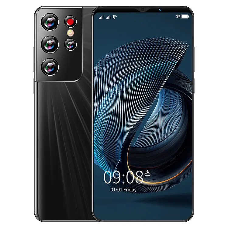 

full Screen S21U android low price smart phone 6.1 Inch 4GB+64GB new smart phone touch old man mobile phone