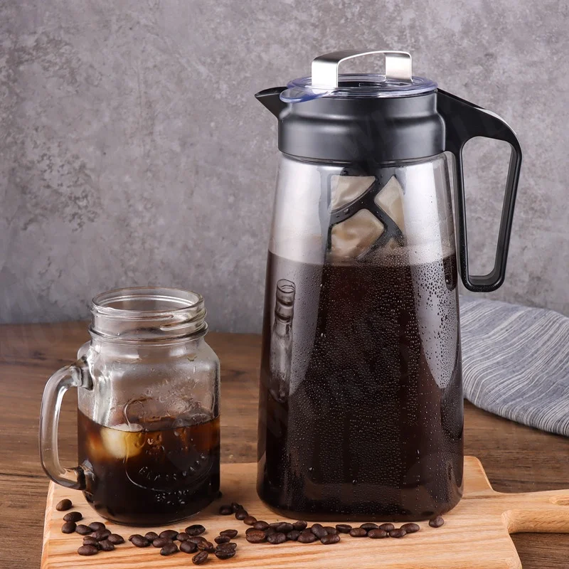 

Airtight Cold Brew Tea Pitcher Coffee Accessories Iced Tea Maker with Infuser