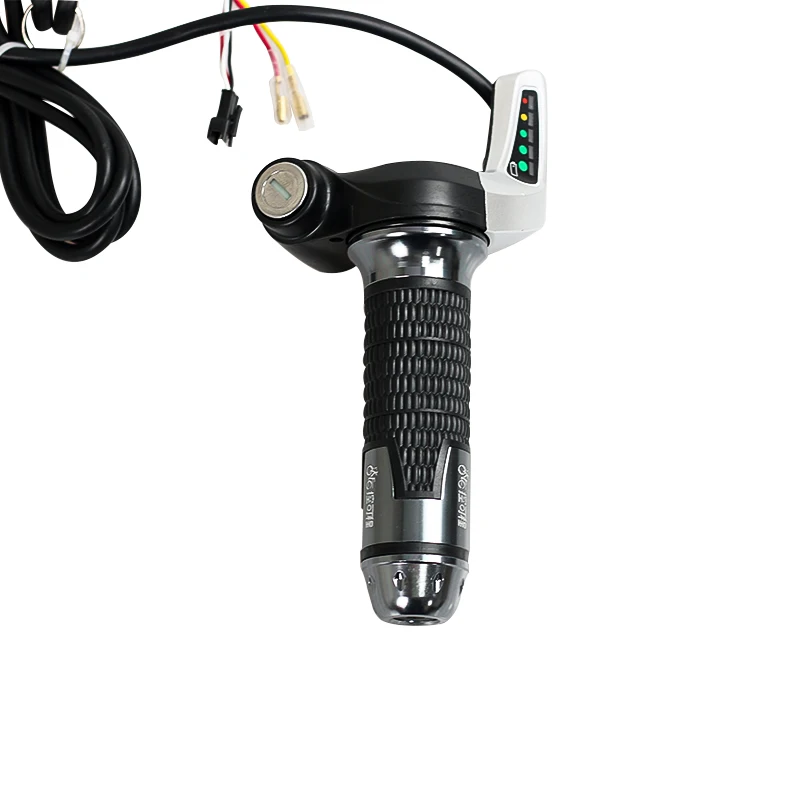 

24V 36V 48V Scooter EBike Electric Throttle Grip Handlebar With LED Digital Meter, Balck or customized