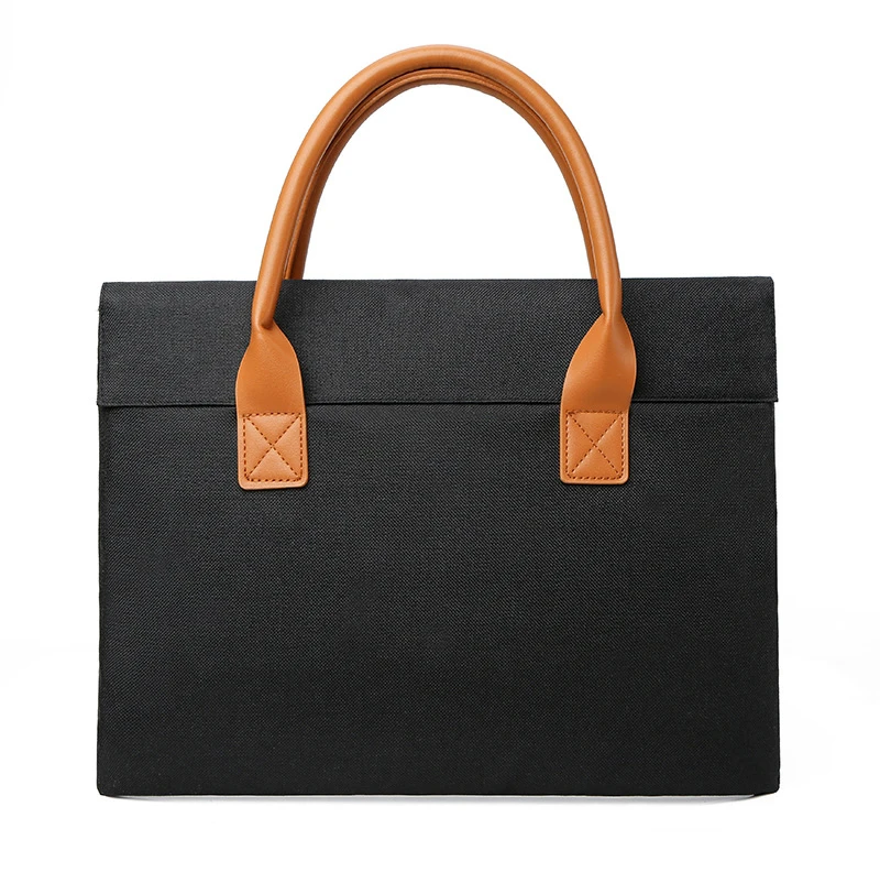 

Professional Laptop Bag With Handle Travel Computer Sleeve Cover Men Office Business Laptop Bag, Solid color can custom