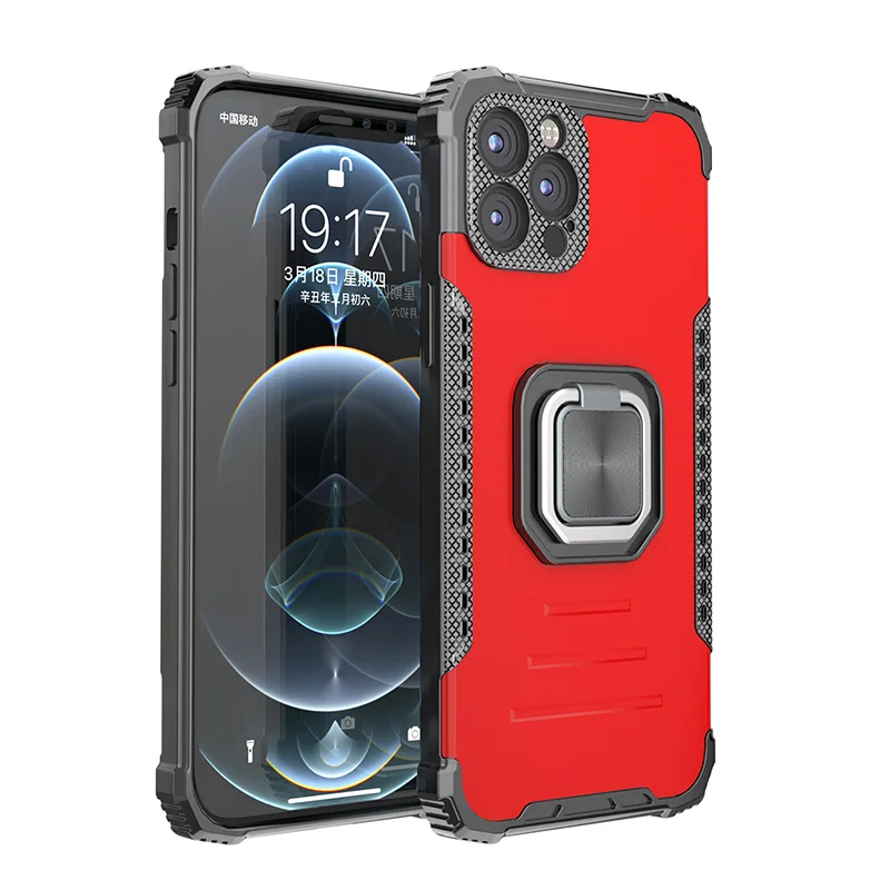 

Eco-friendly Hot Sale Ring Holder Mobile Cell Phone Case Covers For Iphone 11 12 Pro Max For iPhone 11 Pro max, Black, red,blue,green,gold etc