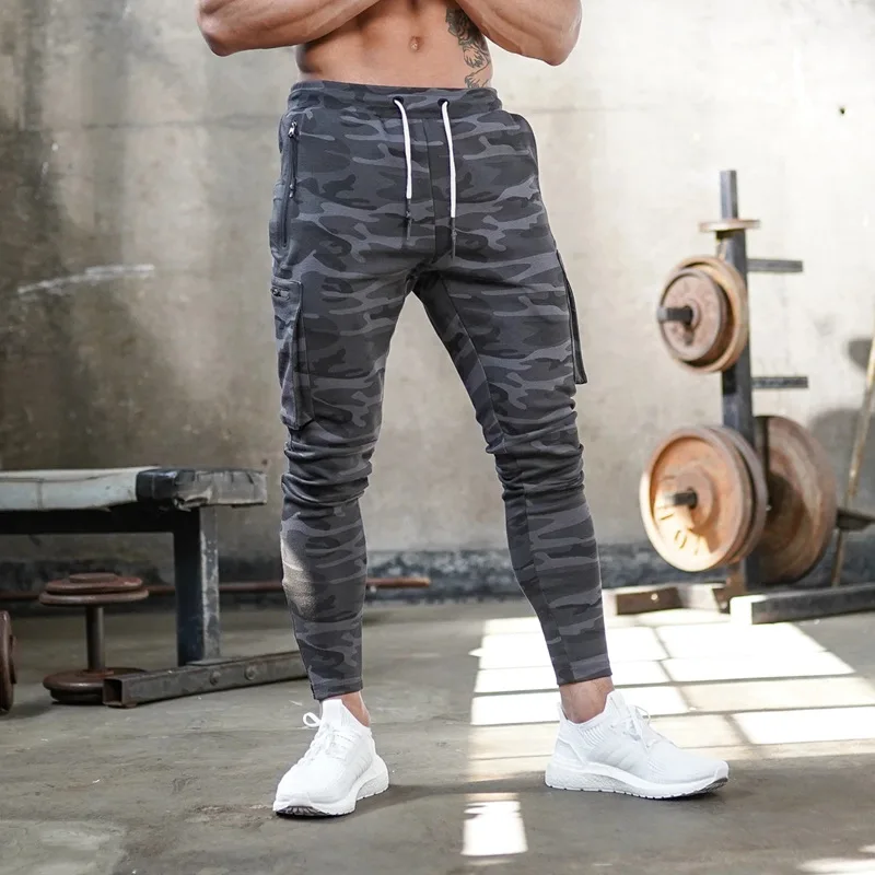 mens camo joggers