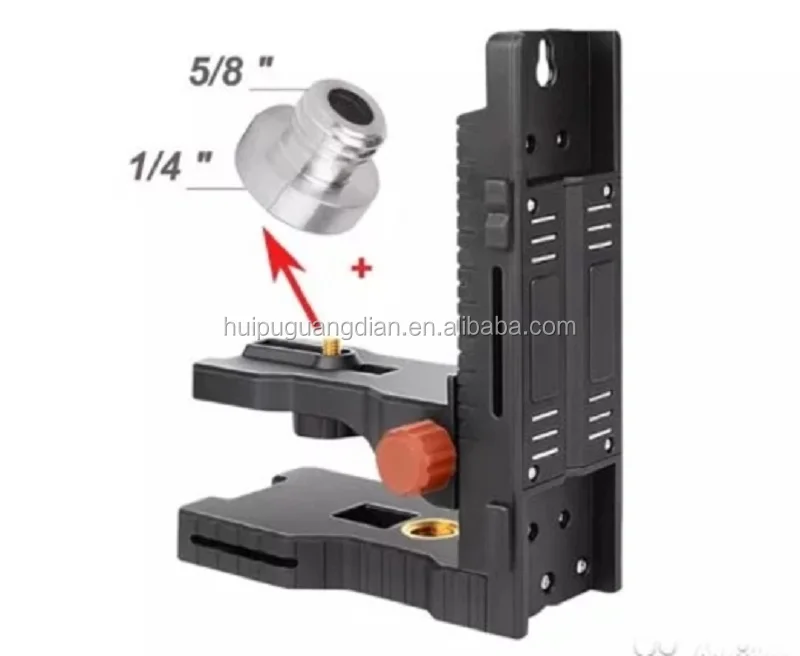 Multifunctional L-shape Laser Level Magnet Support Tripod Stand 1/4" Screw 