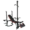 Factory price Home gym equipment weight bench with squat rack
