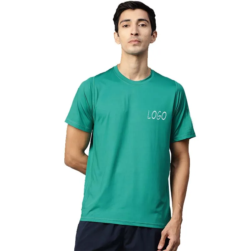 

Fashion Farbic Cheap Custom Heavy Cotton Short Sleeve Round Neck Men'S T Shirt