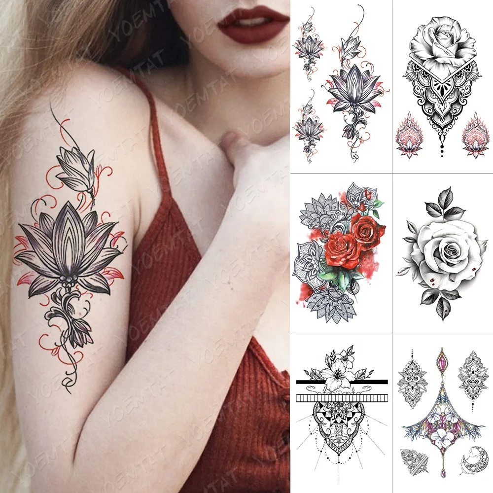 

Amazon Ebay Hot Sell TBS High Quality Body Art Temporary Tattoo Sticker For Men Women, Cmyk