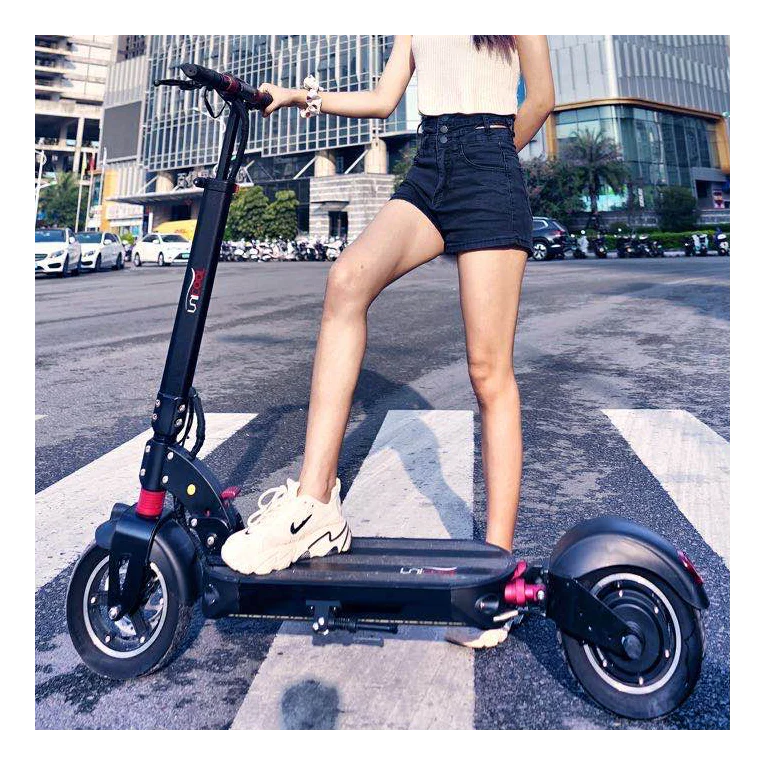 

Unicool 10 inch 52v 1000w electric scooter 0 foldable 2 wheel city powerful fast e elektrische step for adult