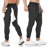 

OEM Outdoor Dry Fit Cotton Sweat Gym Training Pants Men with Pocket
