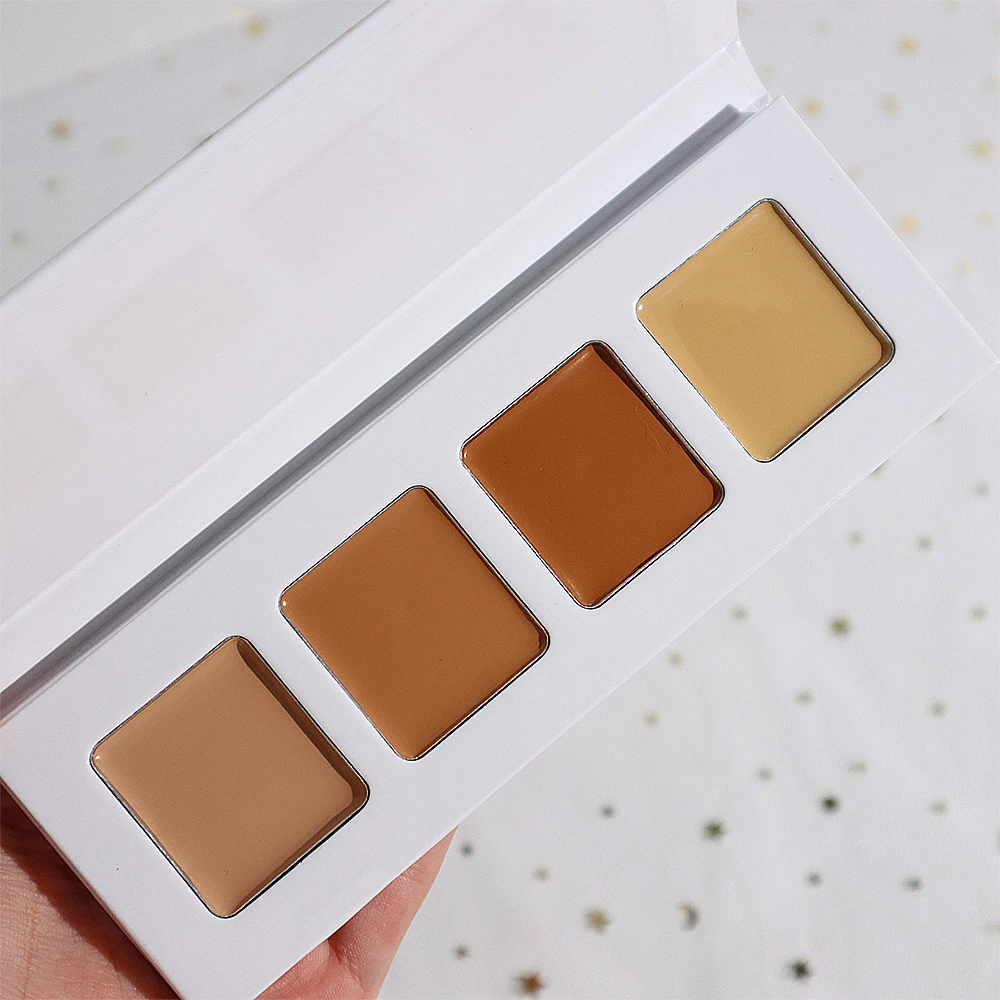 

custom pprivate label professional makeup vegan matte cream concealer palette