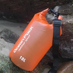 Ready To Ship Low Moq Foldable Portable Backpack Pvc Waterproof Dry Bag 20L 15L 10L 5L