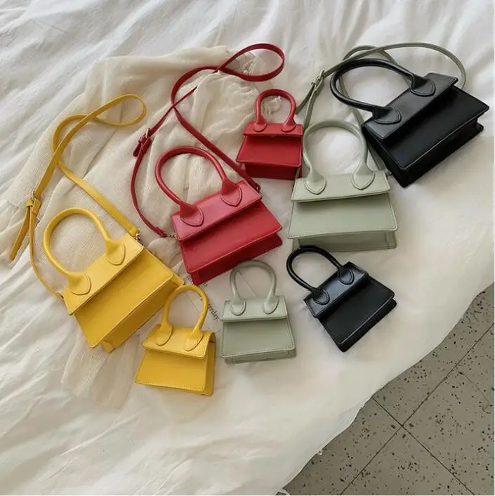 

2021 Cheap Purse for Girls Crossbody Small Handbags Luxury Designer Summer Mini Mommy and Me Purse Set, 4 color