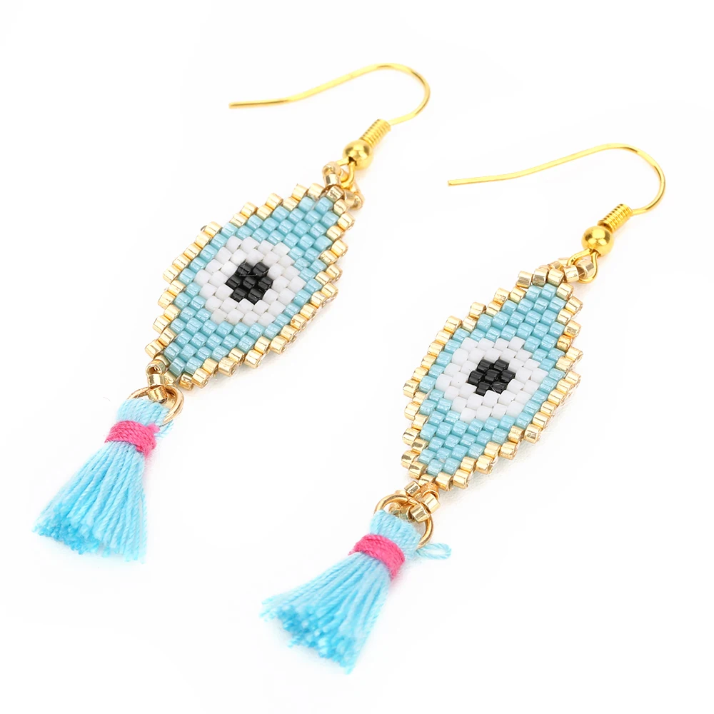 

Go2boho Earrings For girl MIYUKI Earrings 2023 Femme Aretes Boho Jewelry Handmade Pendientes Mujer Moda 2023 Handmade Beads