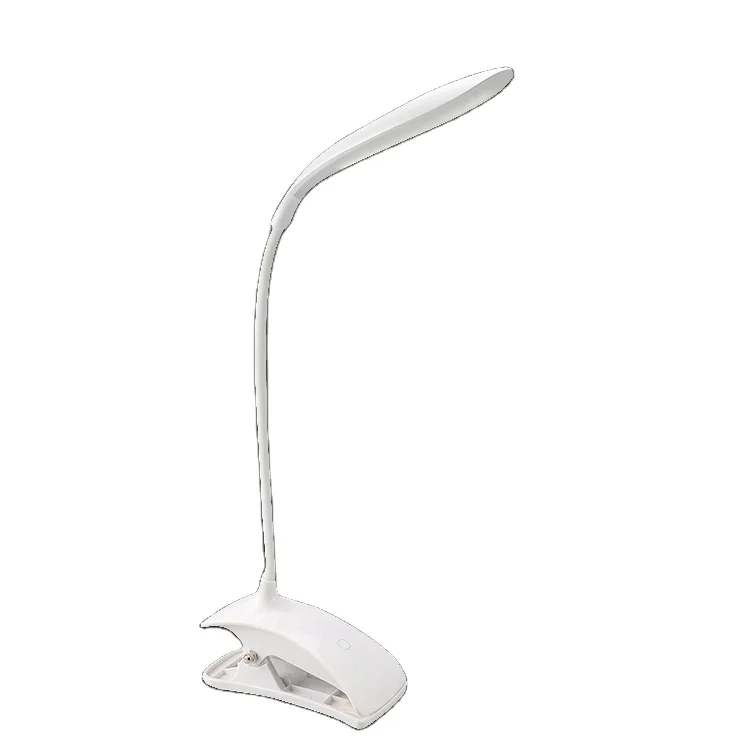 
High power rechargeable led clip on reading battery powered book light 