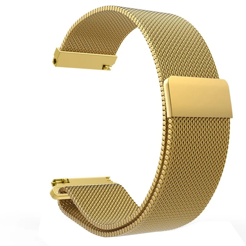 

High Quality Watchband 20mm 22mm Milanese Magnetic Loop Stainless Steel Universal Watchbands Watch Strap Bands