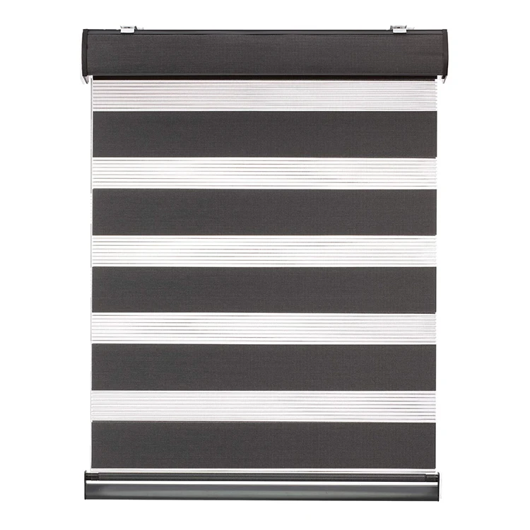 

100% Polyester Zebra Window Curtains Adjustable Roller Shade Indoor Zebra Roller Blinds, Customer's request