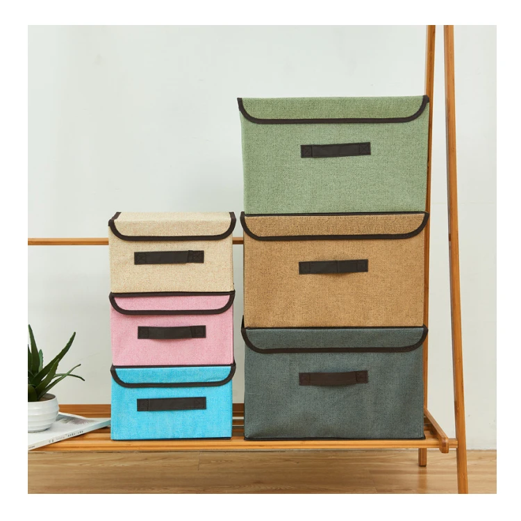 

New Foldable household socks Clothing Storage box for jeans Collapsible PP non woven wardrobe clothes folding Organizer