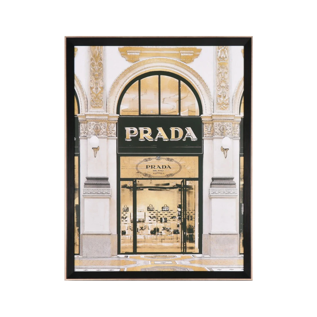 Fashion Brand Customized Handcrafted Painting Framed Wall Art For Home