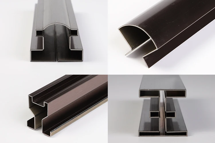 stainless steel polishing stain decorative color  U- channel tile trim for wall decoration