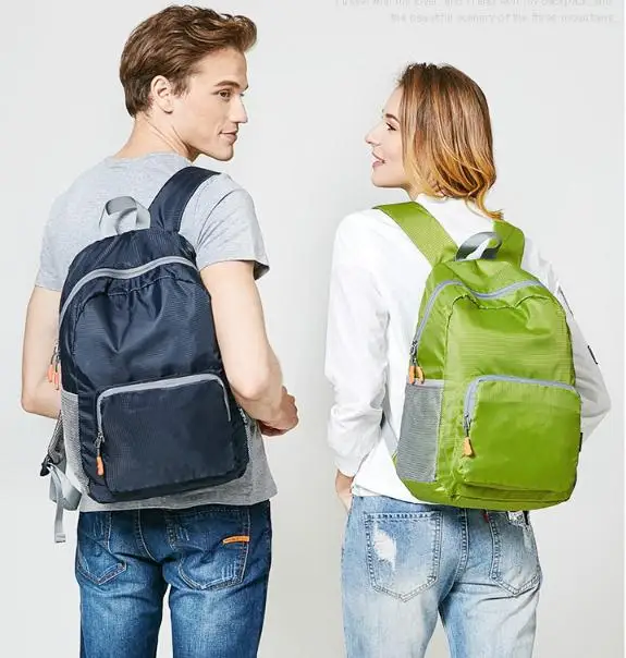 

Latest Fashion Cheap Girls Foldable Green Backpack Customize Waterproof Bagpack School Bags for Teenagers