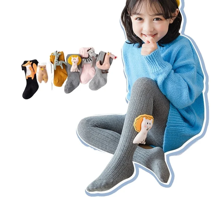 

Autumn and winter new children's doll pantyhose cute leggings dance pantyhose