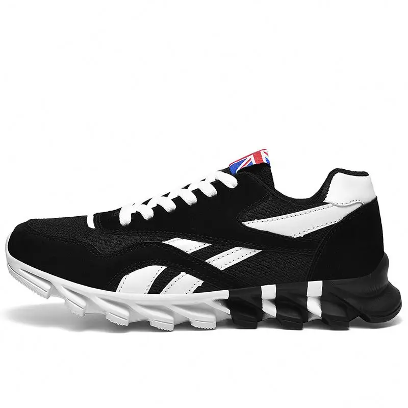 

2020 Hot sale men summer breathable joggers sneakers light weight leather running shoes