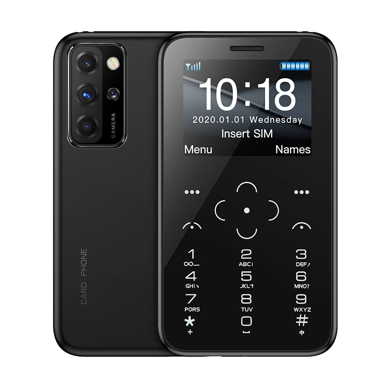 

China Manufacturer Thin 1.54 Inch Small Screen Mini Phone Student Pocket Mobile Phone GSM 2g portable Torch, 4 colors