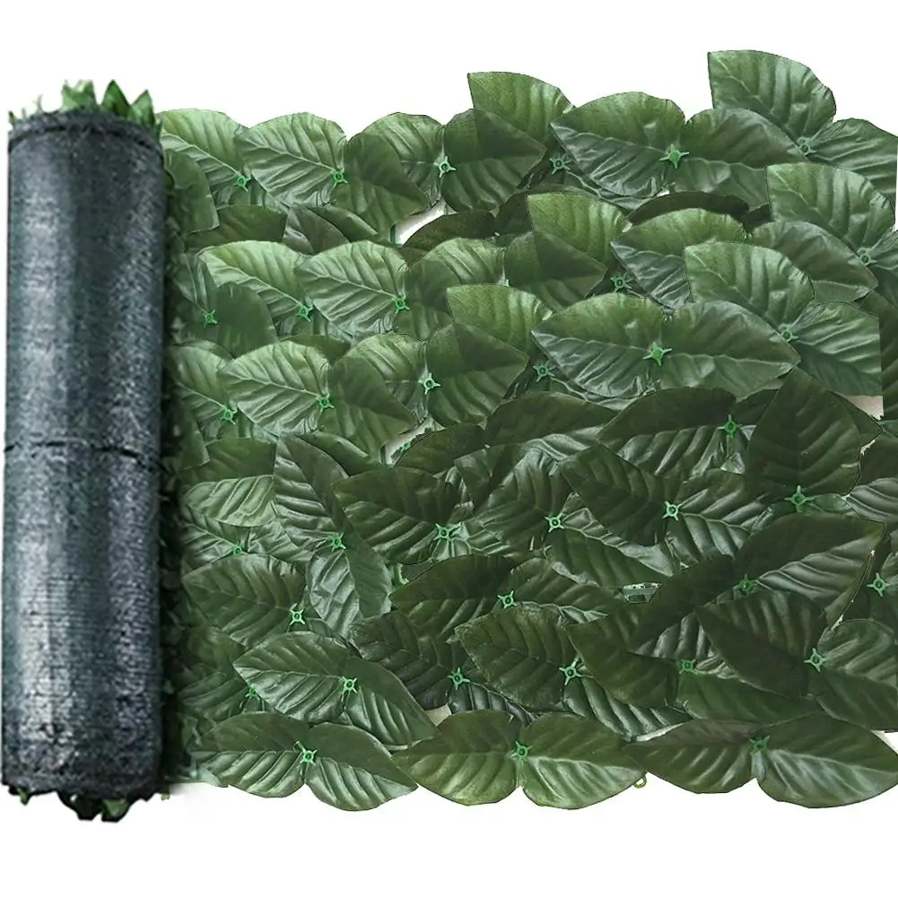 

Artificial Ivy Leaves Privacy Fence Screen Leaf Fence For Home Courtyard Decor, Green,dark green