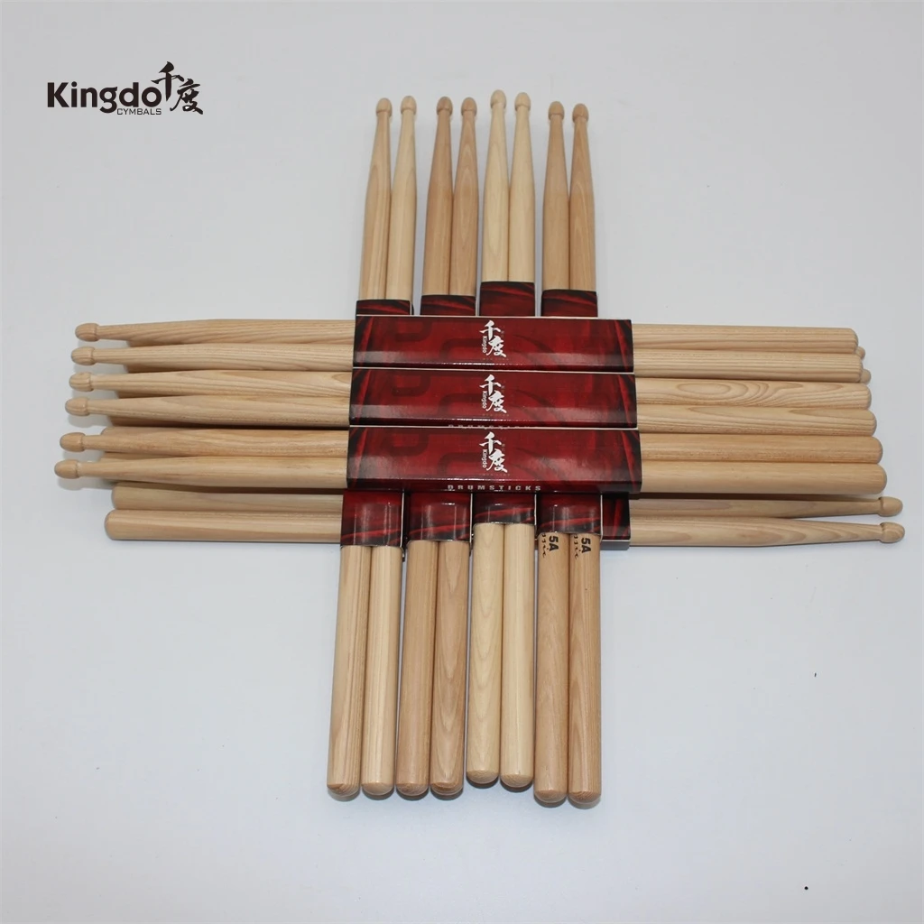 Wholesale Professional Drum Sticks Oem Wood Drumsticks 5a/7a Bulk