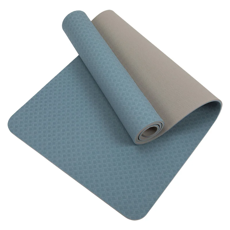 

Custom Design Fitness Exercise Grey TPE Yoga Mat Gym, Customized