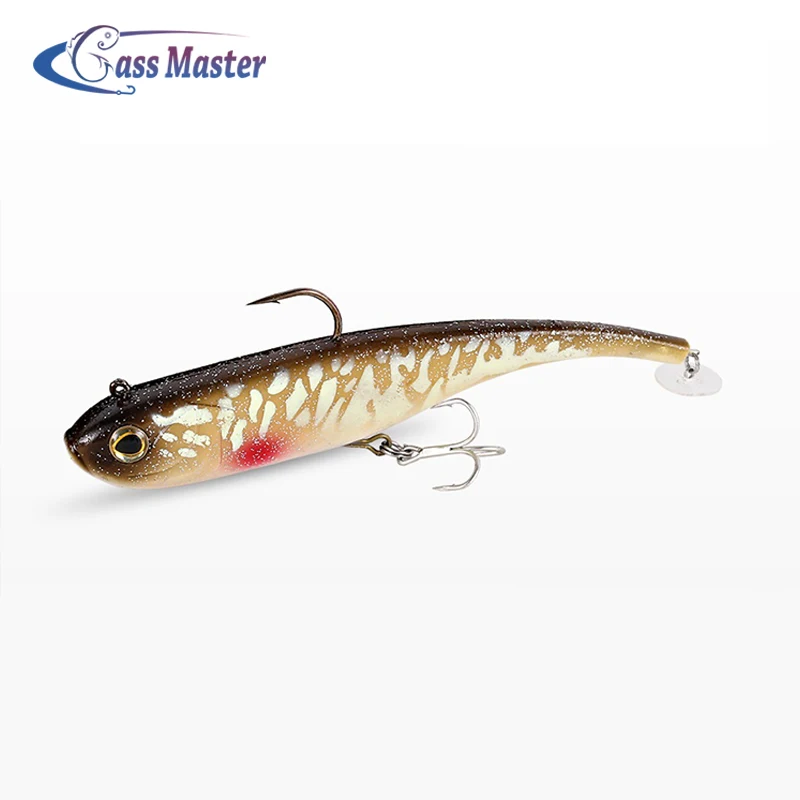 

Lifelike fish fishing soft wobblers Lures Soft Lure With Plastic Plate